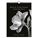 Comello Schwarz-weiße Blumen Geburtstagskalender