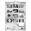 Black & White Flowers Birthday Calendar