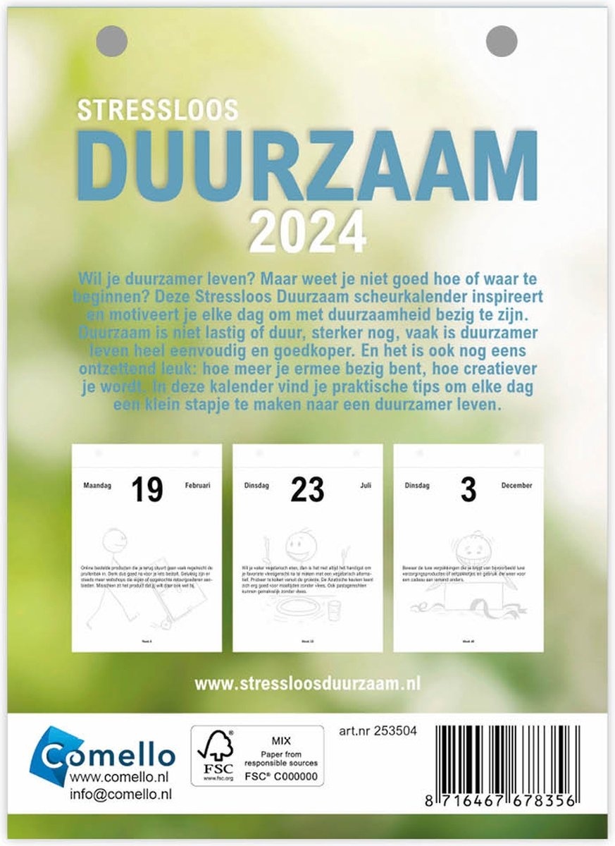 Buy Stressless Sustainability Scheming Calendar 2024? Quick and easy