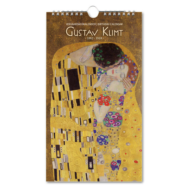 Gustav Klimt Birthday Calendar
