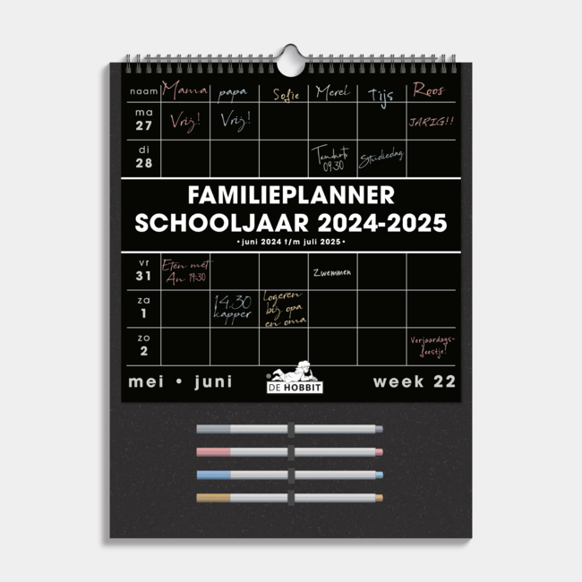 Planificateur familial Année scolaire 2025 - 2025 A3