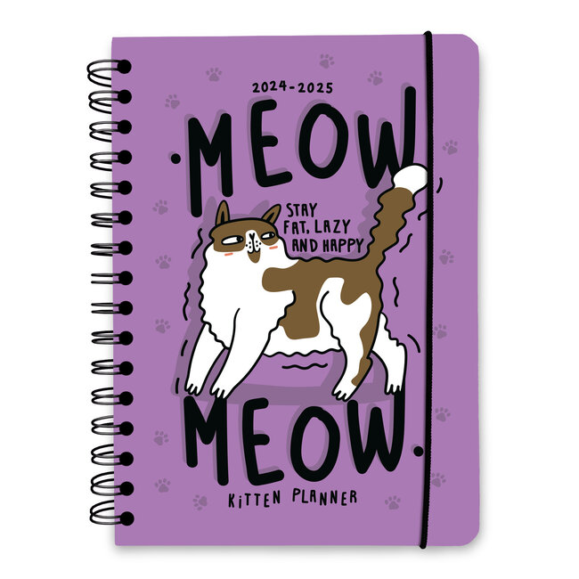 Agenda scolastica Meow Meow 2025-2025 ( agosto - luglio )