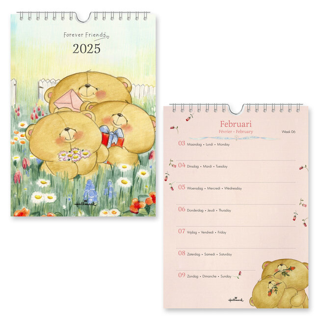 Forever Friends Weekkalender 2025