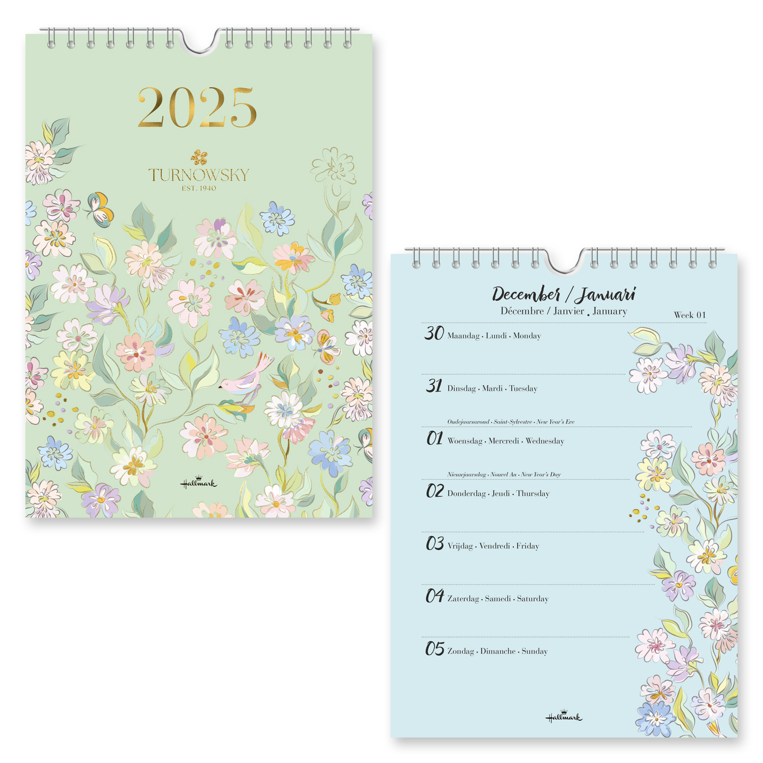 Acheter le calendrier hebdomadaire Turnowsky 2025 ? Commande facilement