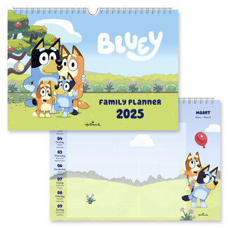 Hallmark Calendario familiar Bluey 2025