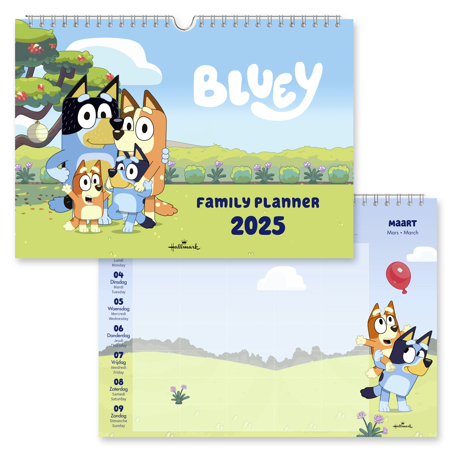 Acheter Bluey Family Calendar 2025 ? Commande facilement et rapidement