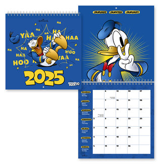Hallmark Donald Duck Monthly Calendar 2025