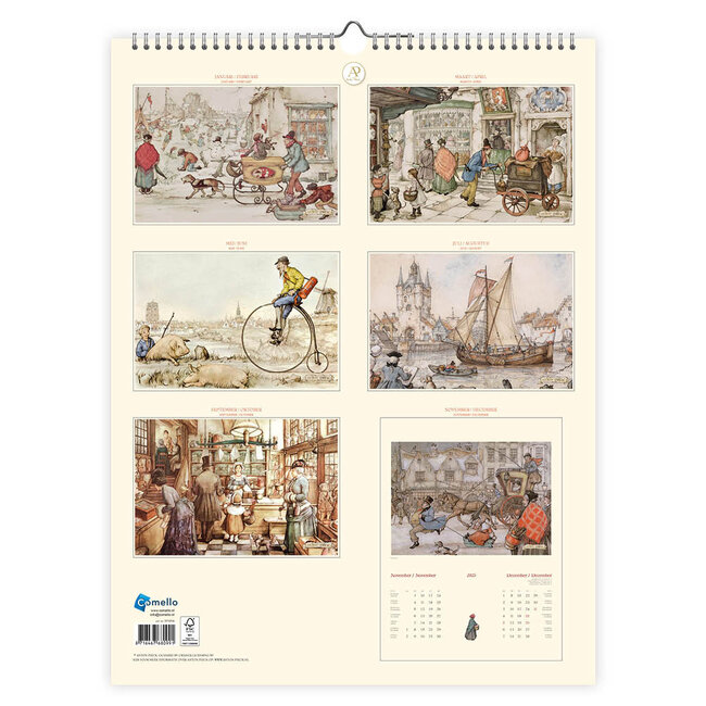 Buy Anton Pieck Calendar 2025 Large Bakery? Simply online