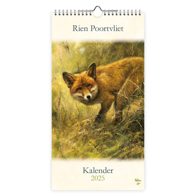 Comello Rien Poortvliet Note Calendar 2025 Fox