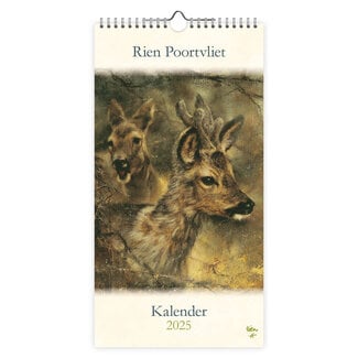 Comello Rien Poortvliet Note calendar 2025 Deer