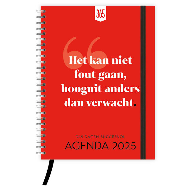 Comello 365 Tage des Erfolgs Büro-Agenda 2025