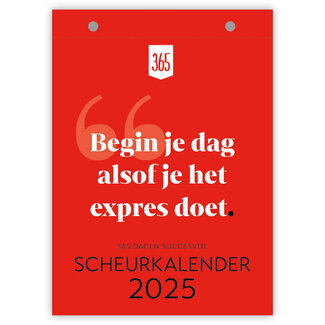 Comello 365 Dagen Succesvol Scheurkalender 2025