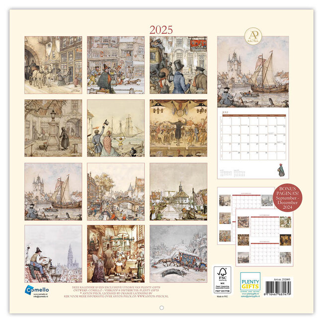 Buy Anton Pieck calendar 2025? Quick and easy online