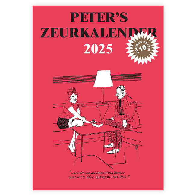 Peter van Straaten tear-off calendar 2025