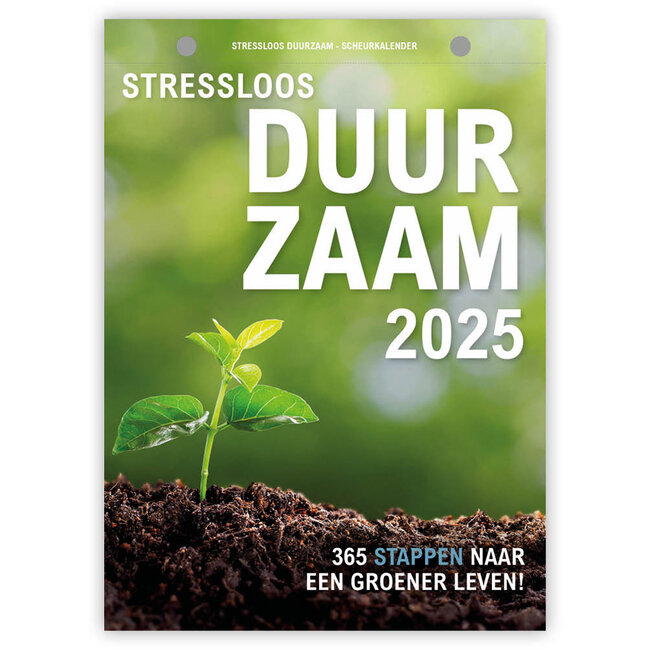 Stressless Sustainability tear-off calendar 2025