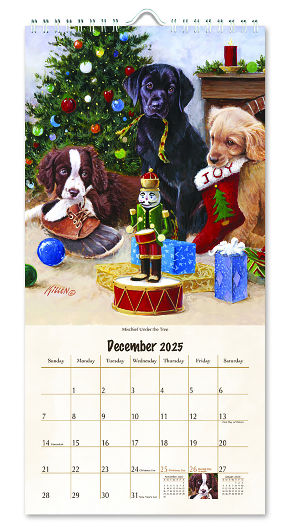 Der beste Freund des Menschen Kalender 2025 kaufen? Kunstwerk von John