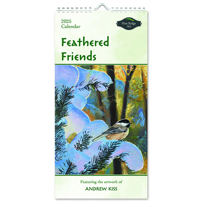 Pine Ridge Feathered Friends Calendar 2025 Small