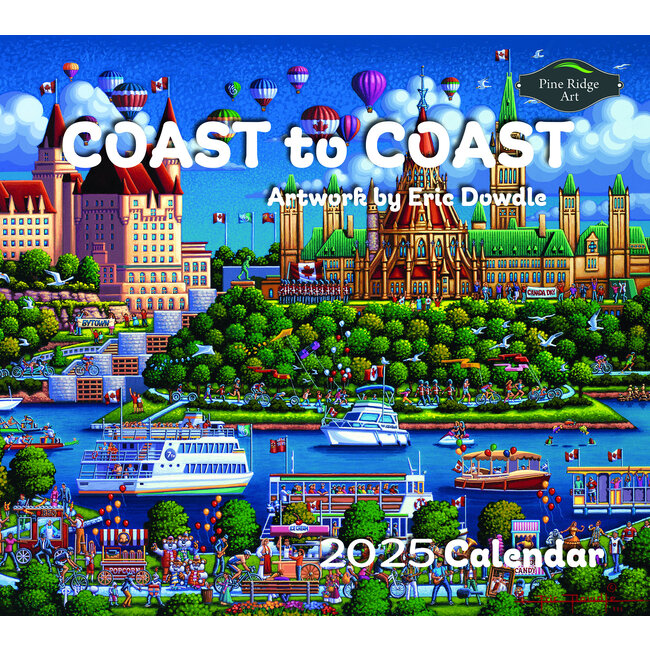 Calendrier Coast to Coast 2025