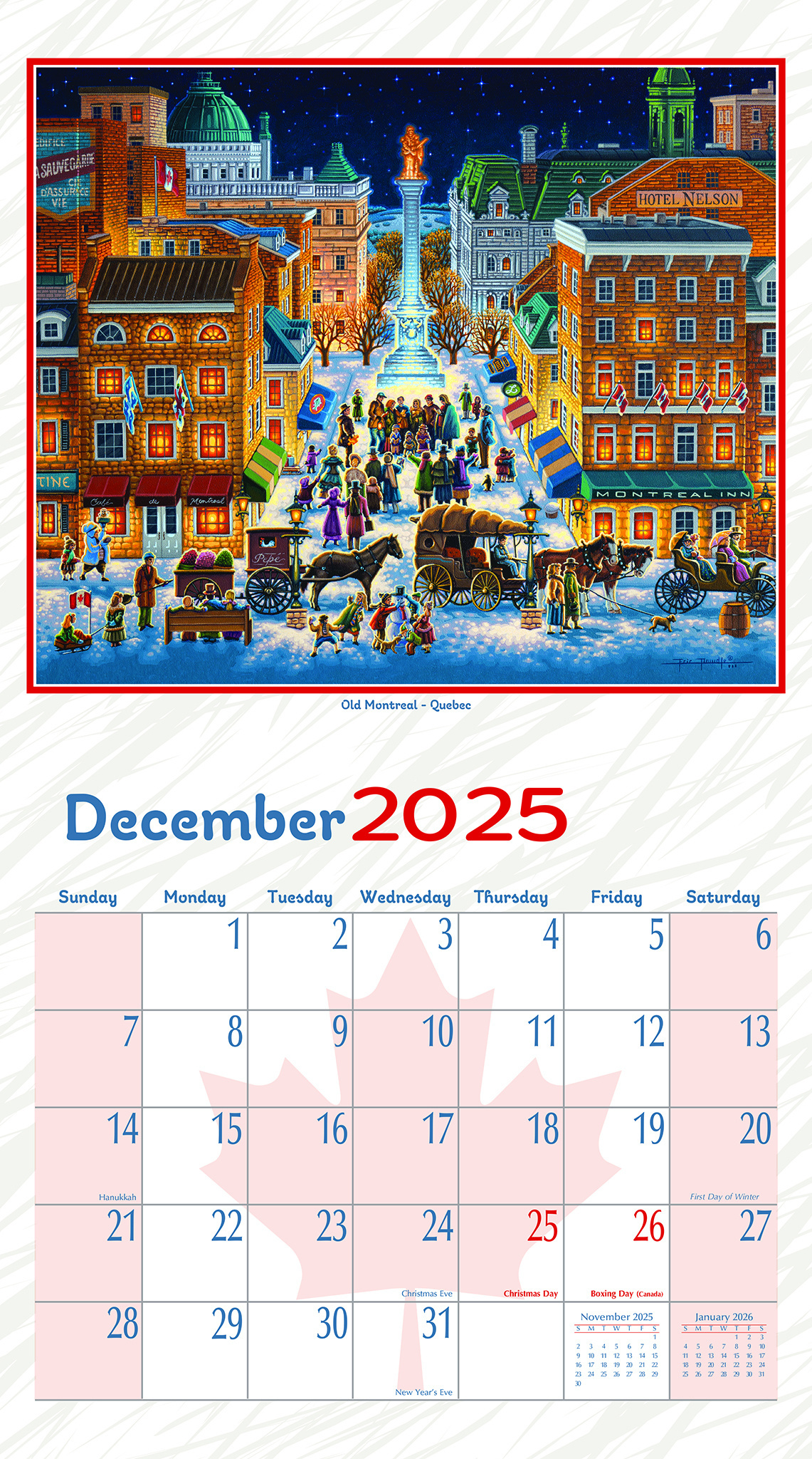 Acheter le calendrier Coast to Coast 2025 ? Rapidement et facilement en ligne
