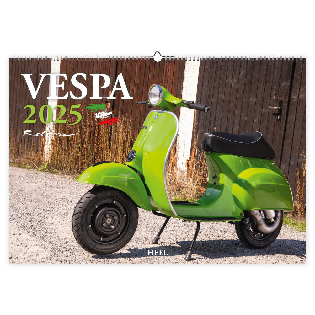 Vespa Kalender 2025 kaufen? Einfach und schnell online bestellt - Shopcalendars.com