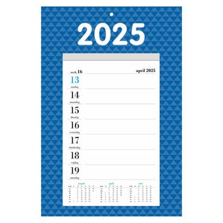 Comello Wochennotizkalender auf Schild 2025 umwandeln