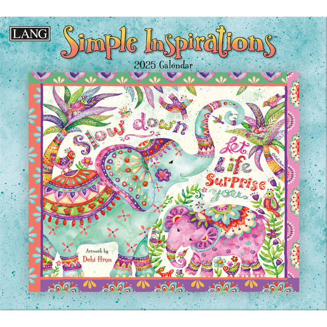 Buying Simple Inspirations Calendar 2025 Art Work by Debi Hron