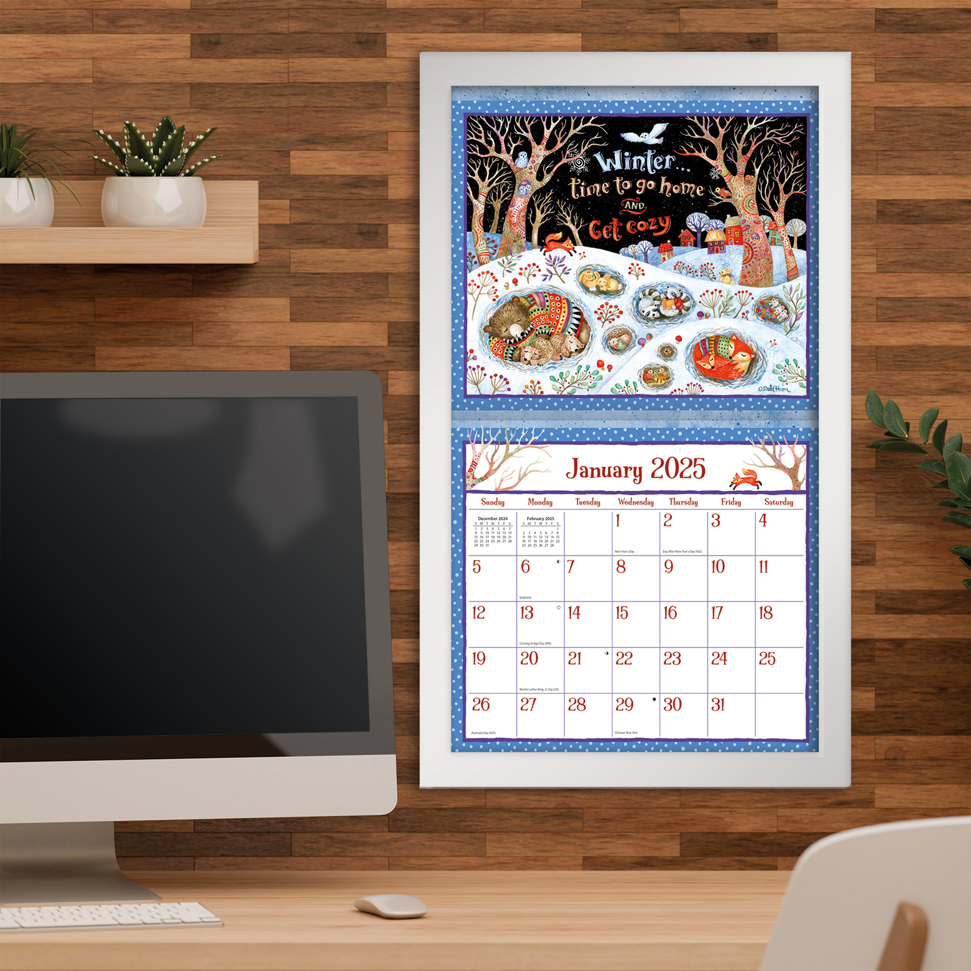 Buying Simple Inspirations Calendar 2025 Art Work by Debi Hron