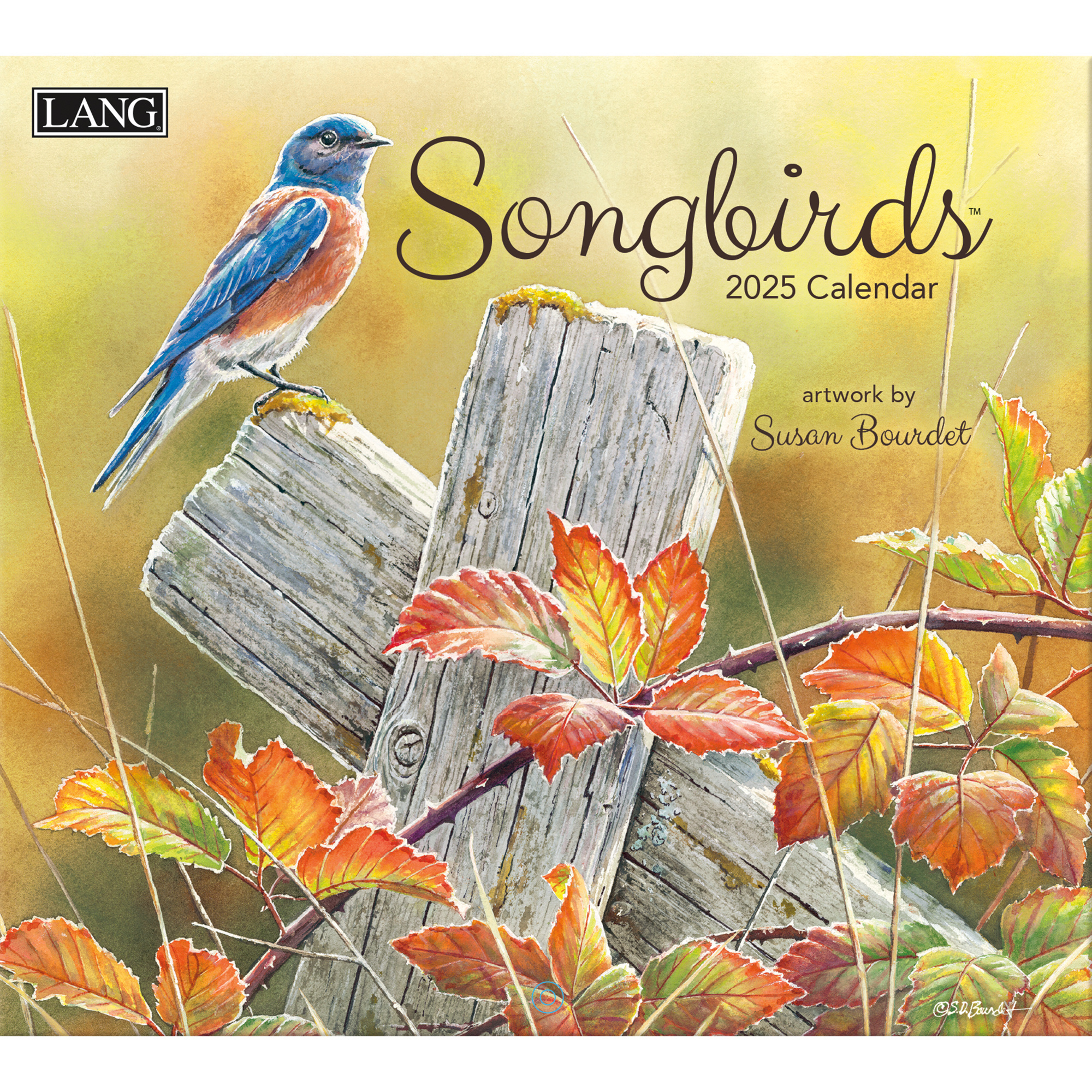 Lang Songbirds 2025 Wall Calendar Jazmin Saidee