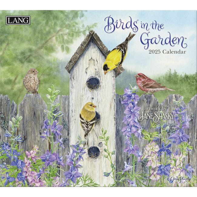LANG Birds in the Garden Calendar 2025