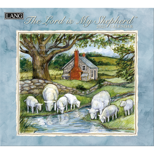 LANG The Lord is my Shepherd Calendar 2025