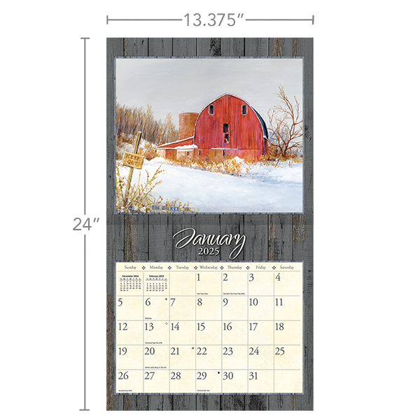 Buying On The Farm Calendar 2025? Artwork by Bill Zierke