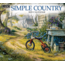 Simple Country Calendar 2025