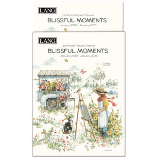 LANG Agenda de poche Blissful Moments 2025