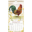 Proud Rooster Calendar 2025 Small