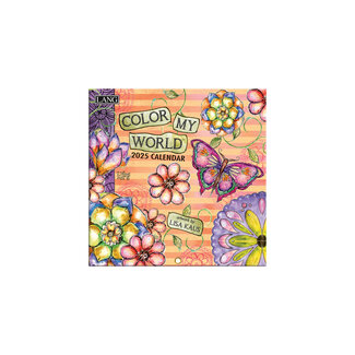 LANG Mini calendario Color my World 2025