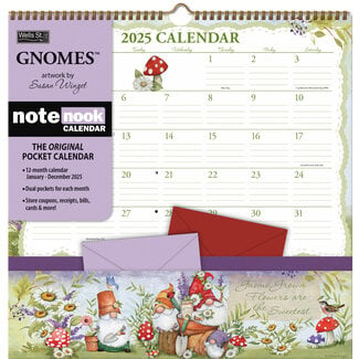 Calendario Gnomi Pocket Note Nook 2025