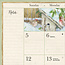 Birds in the Garden Deskpad Kalender 2025