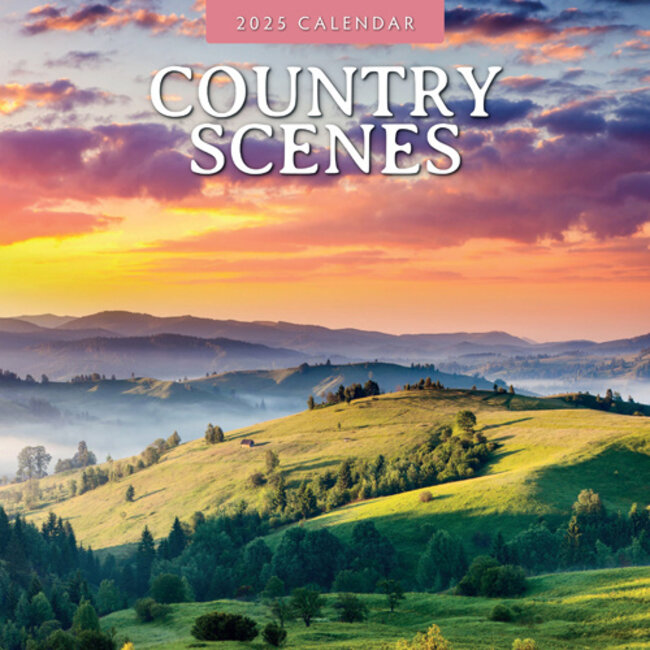 Country Scenes Calendar 2025
