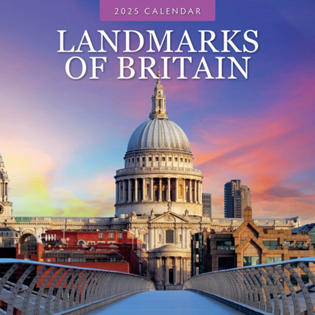 Red Robin Landmarks of Britain Calendar 2025