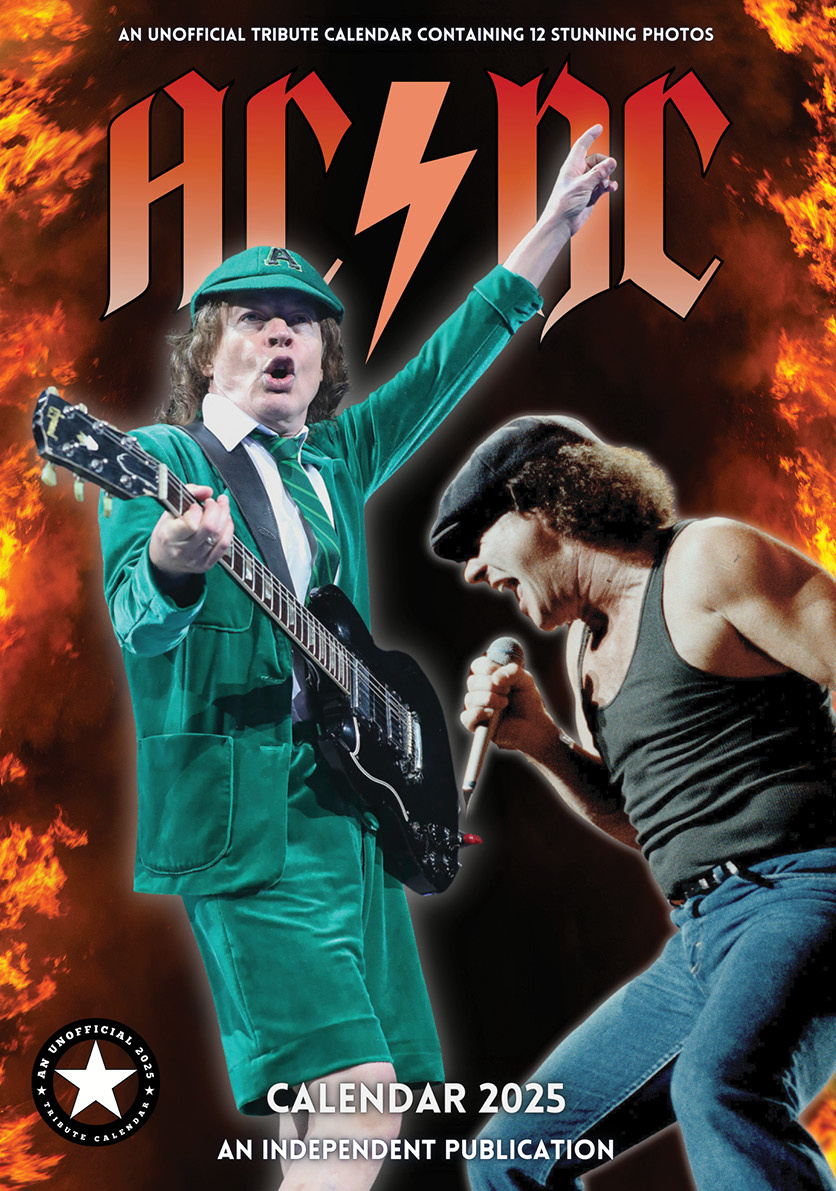 Buy AC / DC Calendar 2025 A3? Quick and easy online