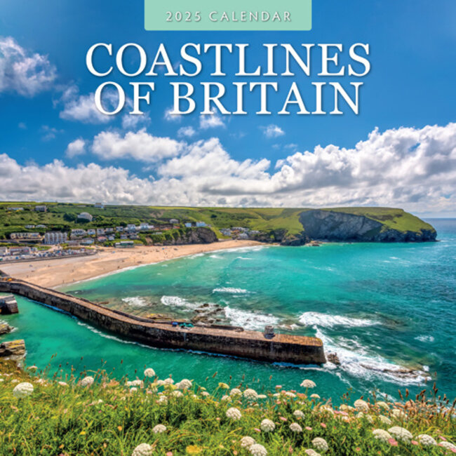 Küstenlinien von Großbritannien Kalender 2025