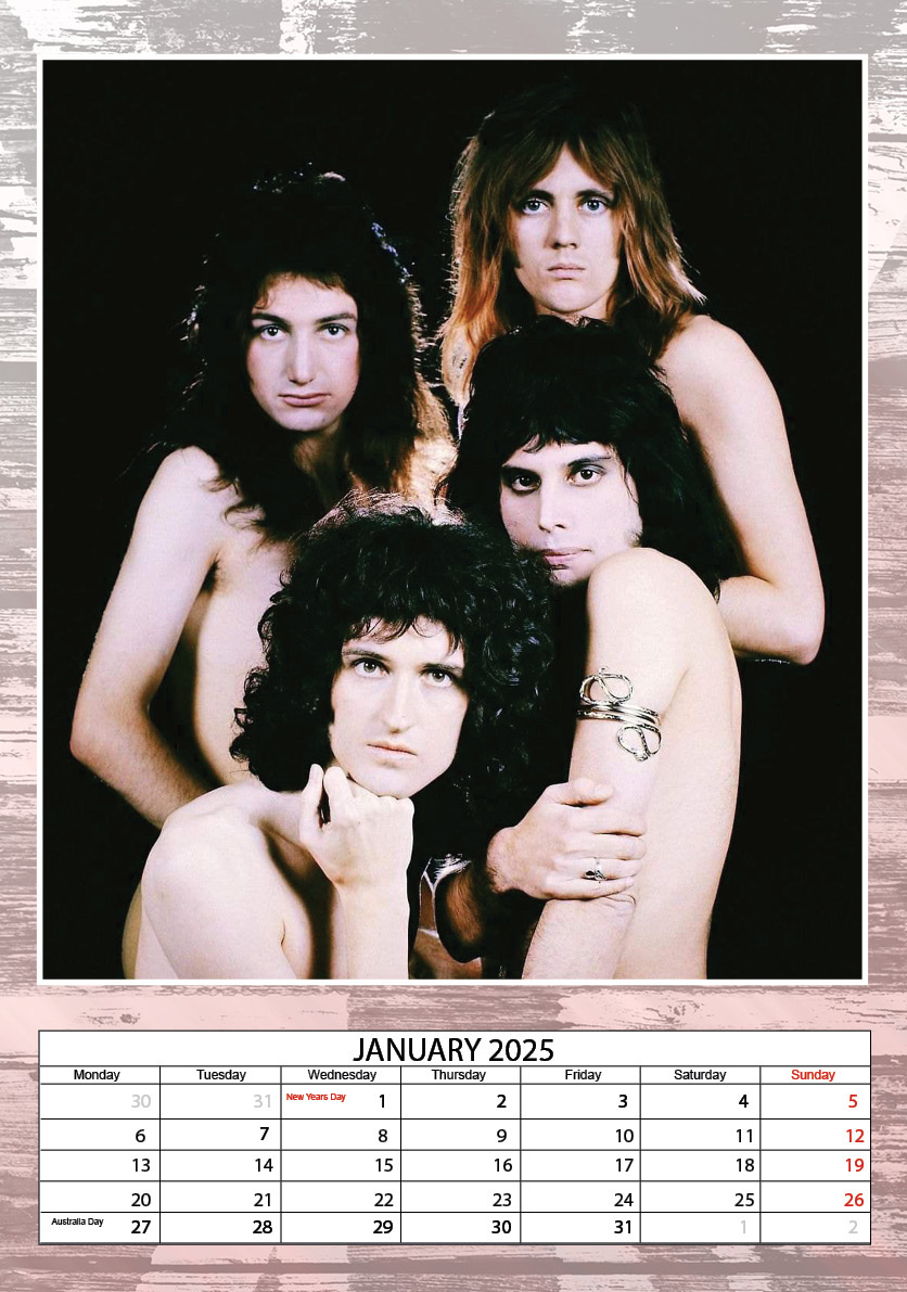 Buying Queen Calendar 2025 simply order online