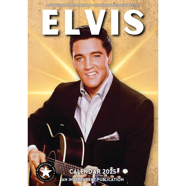 Elvis Presley Calendar 2025 A3