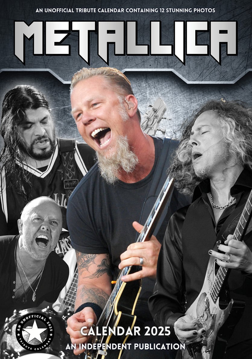 Buying Metallica Calendar 2025 A3? Easily and quickly ordered online