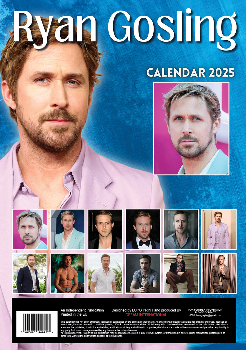 Buying Ryan Gosling Calendar 2025 A3? Quick and easy online