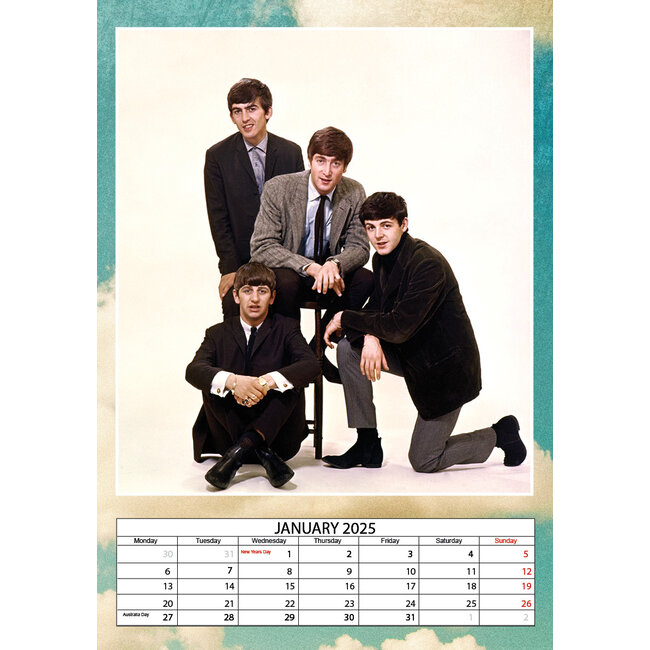 Buying The Beatles Calendar 2025 A3? Order online