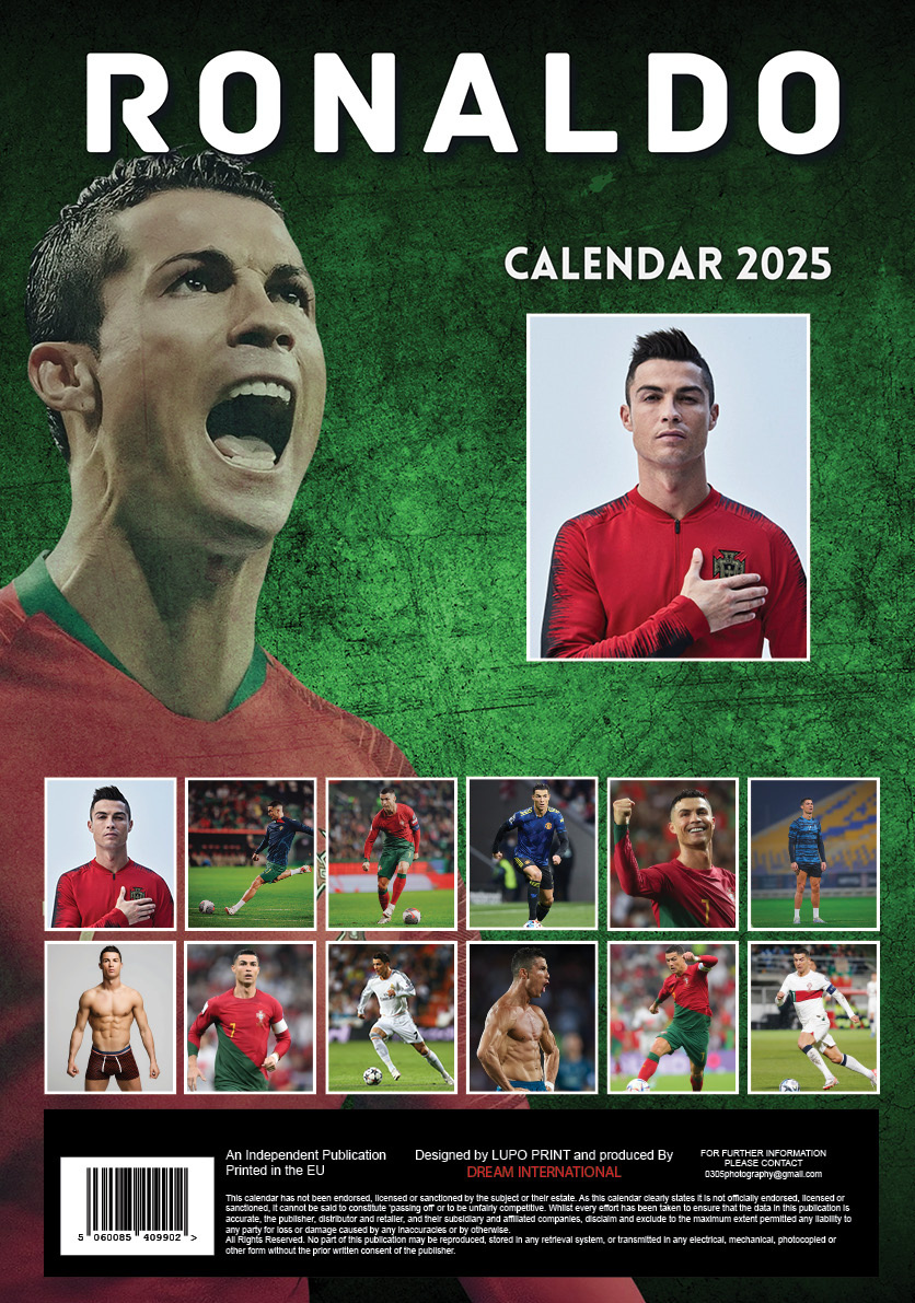 Buy Cristiano Ronaldo Calendar 2025? Order easily online