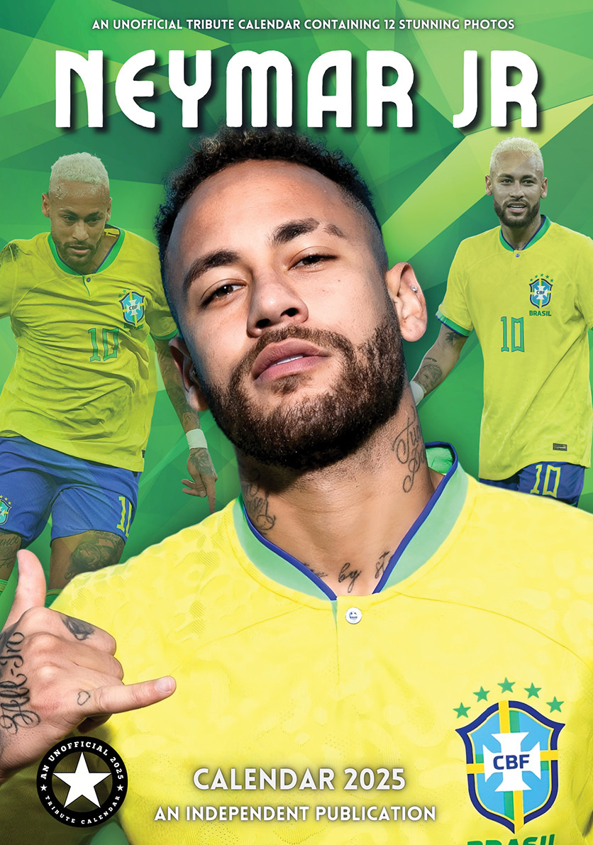Neymar Calendar 2025 A3