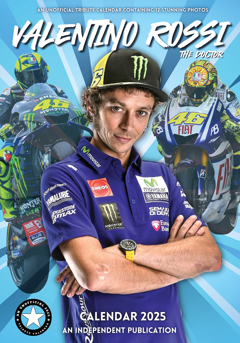 Acheter le calendrier Valentino Rossi 2025 ? Commander en ligne
