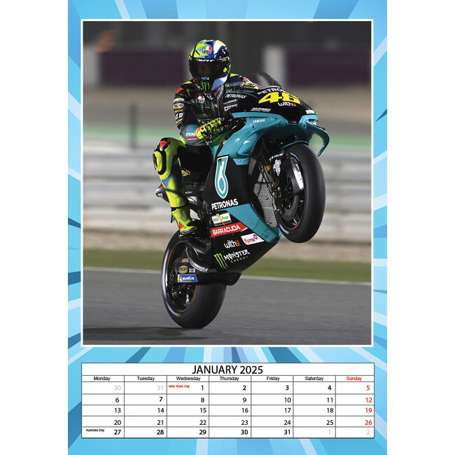 Buying Valentino Rossi Calendar 2025? Order online